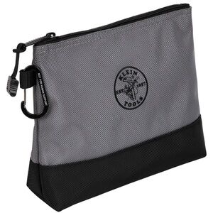 Klein Tools Gray and Black Toiletry Bag